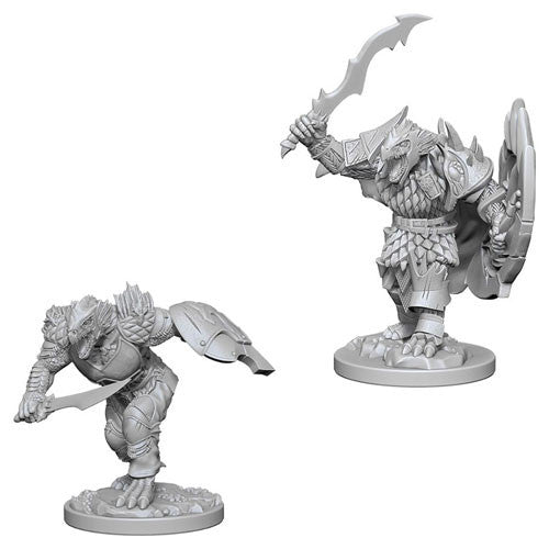 D&D Nolzur's Marvelous Unpainted Miniatures: Dragonborn Male Fighter Miniatures WizKids   