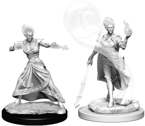D&D Nolzur's Marvelous Unpainted Miniatures: Fire Genasi Female Wizard Miniatures WizKids   