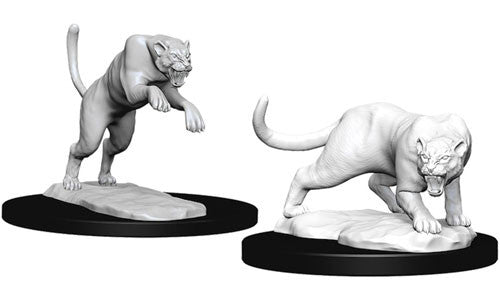 D&D Nolzur's Marvelous Unpainted Miniatures: Panther & Leopard Miniatures WizKids