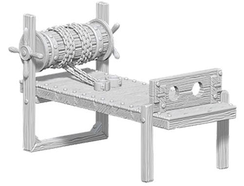 WizKids Deep Cuts Unpainted Miniatures: Torture Rack Miniatures WizKids   