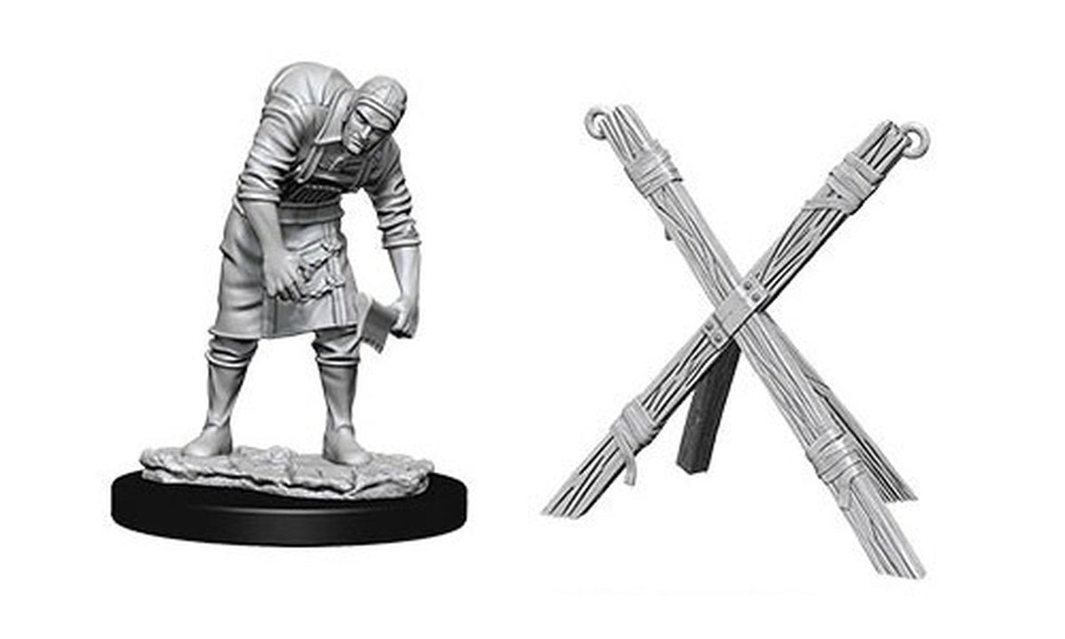 WizKids Deep Cuts Unpainted Miniatures: Assistant & Torture Cross Miniatures WizKids   