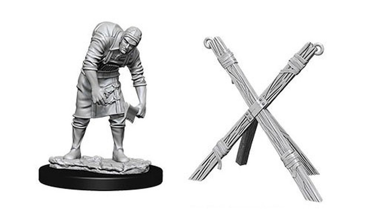 WizKids Deep Cuts Unpainted Miniatures: Assistant & Torture Cross Miniatures WizKids   