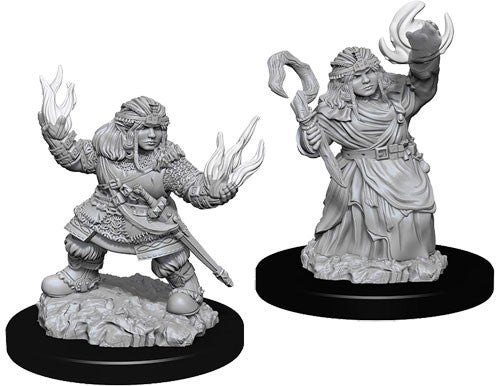 Pathfinder Deep Cuts Unpainted Miniatures: Female Dwarf Summoner Miniatures WizKids   