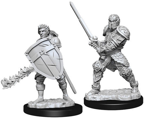 D&D Nolzur's Marvelous Unpainted Miniatures: Male Human Fighter Miniatures WizKids   