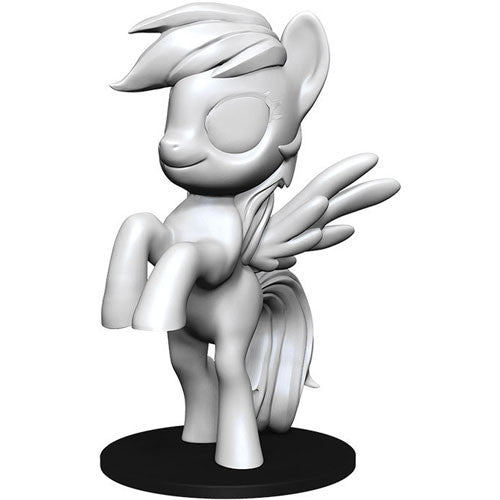 My Little Pony Deep Cuts Unpainted Miniatures: Rainbow Dash Miniatures WizKids   