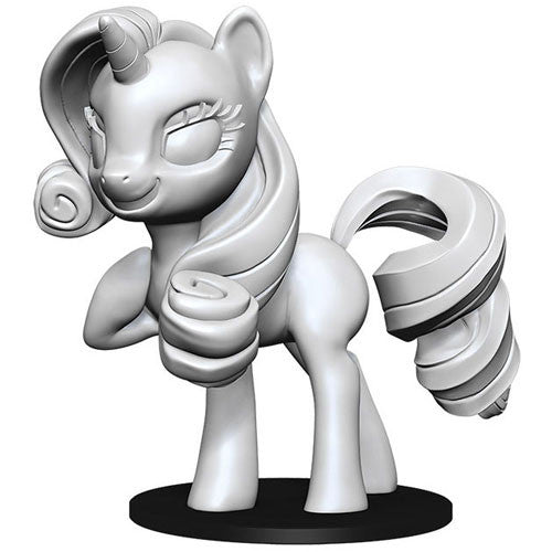 My Little Pony Deep Cuts Unpainted Miniatures: Rarity Miniatures WizKids   