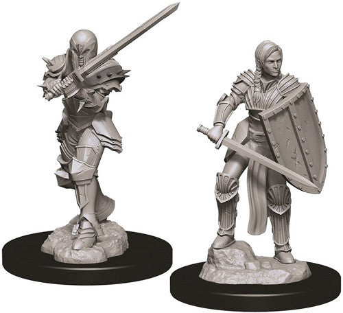 D&D Nolzur's Marvelous Unpainted Miniatures: Female Human Fighter Miniatures WizKids   