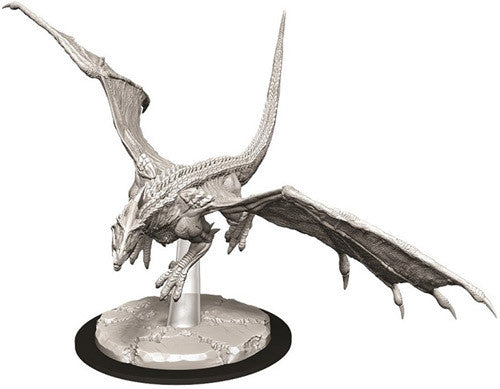 D&D Nolzur's Marvelous Unpainted Miniatures: Young White Dragon Miniatures WizKids