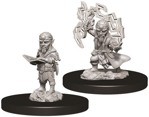 Pathfinder Deep Cuts Unpainted Miniatures: Male Gnome Sorcerer Miniatures WizKids   