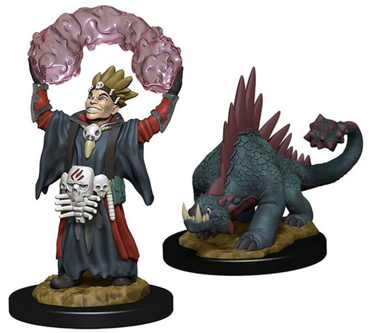WizKids Wardlings: Boy Warlock & Lizard Miniatures WizKids   