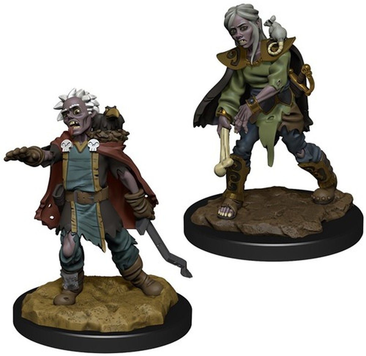 WizKids Wardlings: Zombie (Male & Female) Miniatures WizKids   