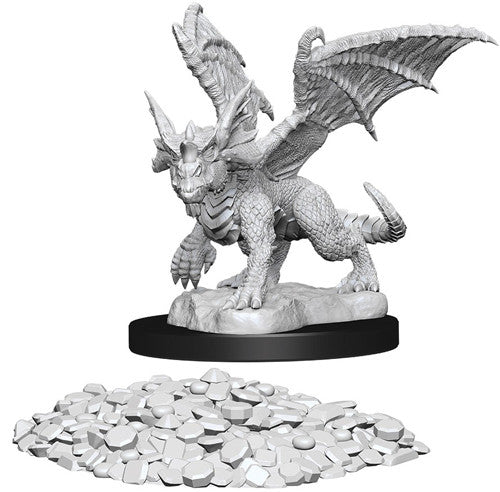 D&D Nolzur's Marvelous Unpainted Miniatures: Blue Dragon Wyrmling Miniatures WizKids   
