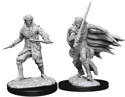 Pathfinder Deep Cuts Unpainted Miniatures: Male Elf Rogue Miniatures WizKids   
