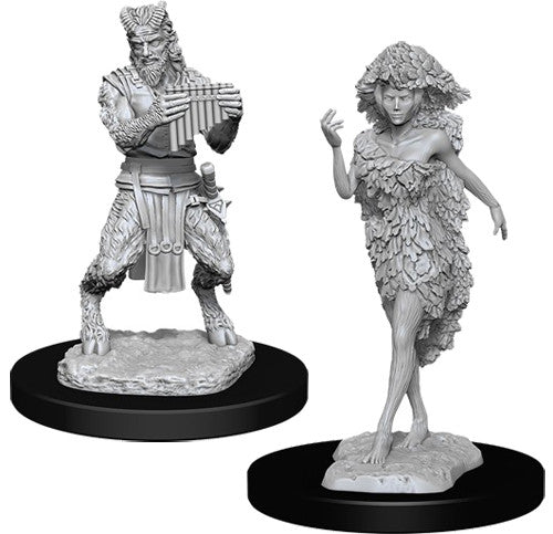 D&D Nolzur's Marvelous Unpainted Miniatures: Satyr & Dryad Home page Other   