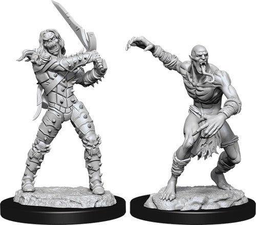 D&D Nolzur's Marvelous Unpainted Miniatures: Wight & Ghast Miniatures WizKids   