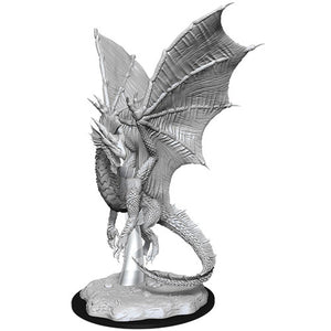 D&D Nolzur's Marvelous Unpainted Miniatures: Young Silver Dragon Home page WizKids   