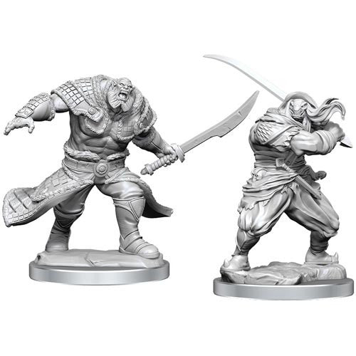 Magic the Gathering Unpainted Miniatures Zurgo Helmsmasher & Unyielding Krumar (90397) Miniatures WizKids   