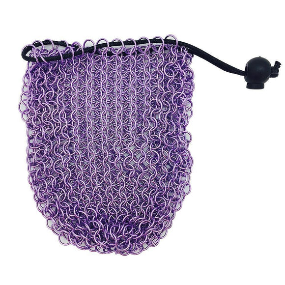 Norse Foundry Chainmail Dice Bag Purple Home page Norse Foundry   