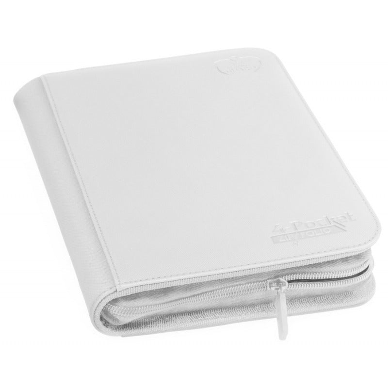 Ultimate Guard 4pkt Zipfolio XenoSkin Binder White (10352) Supplies Ultimate Guard   