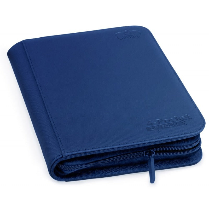 Ultimate Guard 4pkt Zipfolio XenoSkin Binder Blue (10354) Supplies Ultimate Guard   