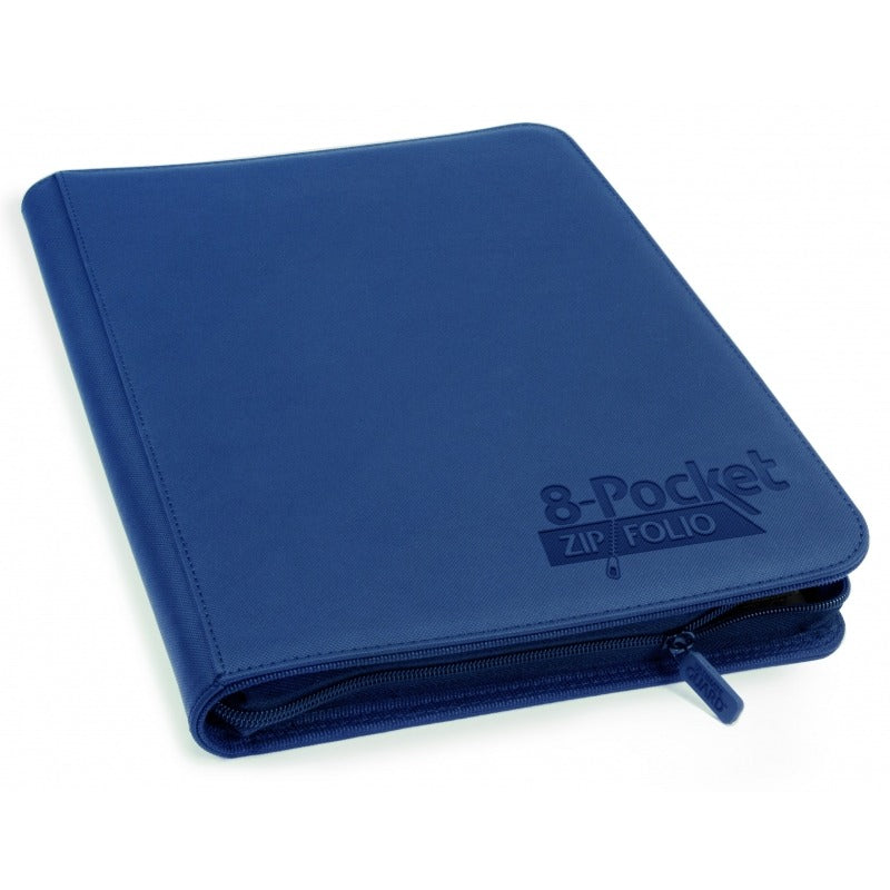 Ultimate Guard 8pkt Zipfolio XenoSkin Binder Dark Blue (10434) Supplies Ultimate Guard   