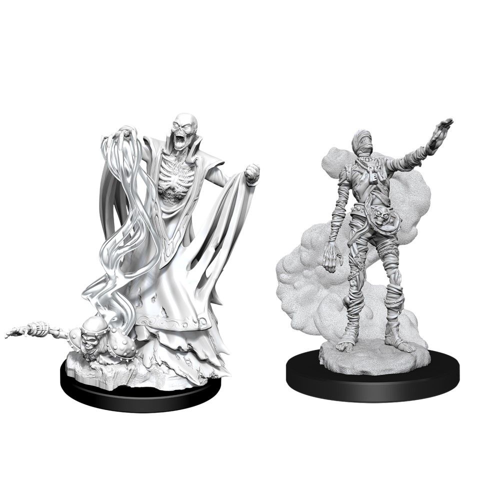 D&D Nolzur's Marvelous Unpainted Miniatures: Lich & Mummy Lord (90020) Miniatures WizKids   