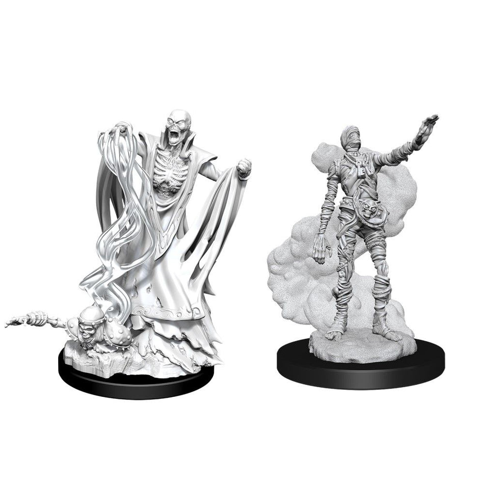 D&D Nolzur's Marvelous Unpainted Miniatures: Lich & Mummy Lord (90020) Miniatures WizKids   